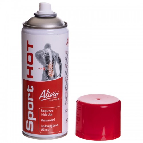 Разогревающий спрей для мышц Alivio SPORT HOT AC-006 400мл
