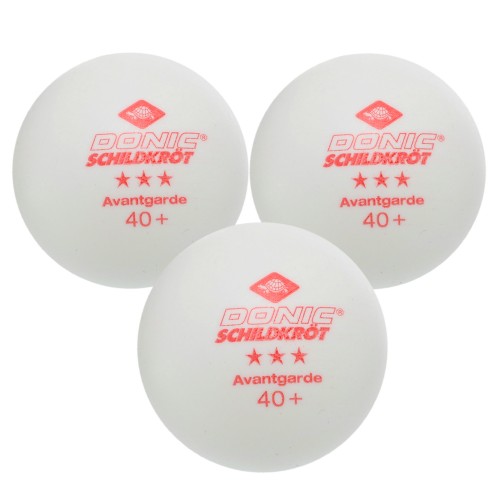 Набір м'ячів для настільного тенісу DONIC AVANTGARDE 3* 40+ MT-608334 3шт білий