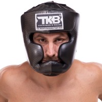 Шолом боксерський з повним захистом шкіряний TOP KING Empower TKHGEM-02 S-XL кольори в асортименті