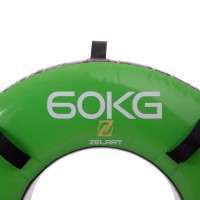 Шина для кроссфита Zelart FI-2610-60 60кг зеленый