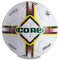Мяч футбольный CORE BRILIANT SUPER CR-011 №5 PU белый-красный