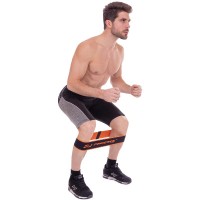Резинка для фитнеса PROESCE HIP LOOP Record FI-0896-3 черный-оранжевый