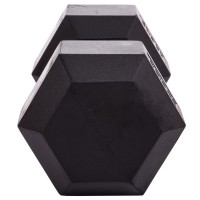 Гантель цільна шестигранна Zelart TA-2679-42,5 1шт 42,5кг