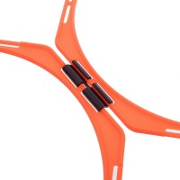 Тренувальна підлогова сітка стільники 2шт + кріплення Agility Grid SP-Sport C-5676 помаранчевий