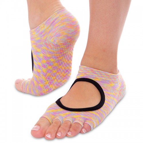 Шкарпетки для йоги з відкритими пальцями SP-Planeta FI-0438-1 розмір 36-41 кольори в асортименті