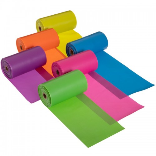 Лента эластичная для фитнеса и йоги Zelart FI-6256-10 цвета в ассортименте
