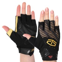 Перчатки для фитнеса и тренировок TAPOUT SB168502 M-L черный-желтый