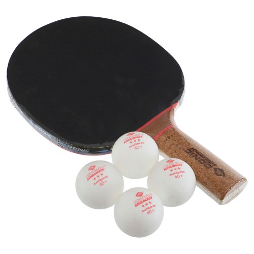 Набір для настільного тенісу 1 ракетка, 4 м'ячі з чохлом DONIC MT-788450 Persson 600 кольори в асортименті