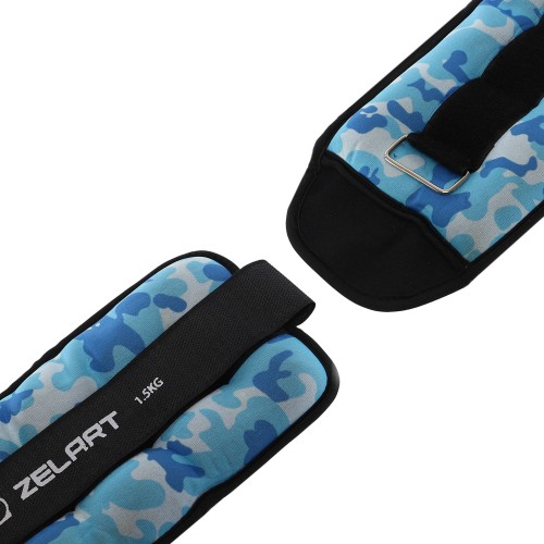 Утяжелители-манжеты для рук и ног Zelart TA-7819-1_5 вес 2x1,5кг наполнитель-металлические шарики цвета в ассортименте