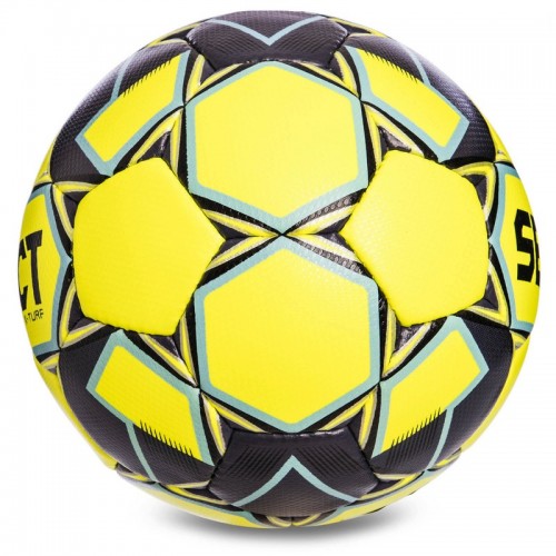 М'яч футбольний SELECT X TURF IMS №5 жовтий-сірий