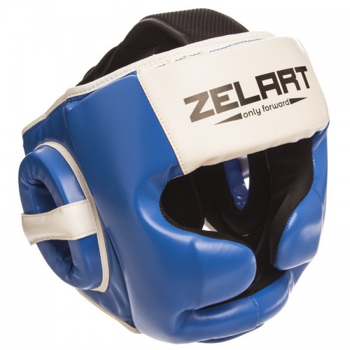 Шолом боксерський з повним захистом ZELART BO-1390 M-XL кольори в асортименті