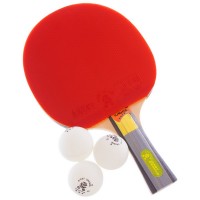 Набор для настольного тенниса GIANT DRAGON KARATE P40+4* MT-6544 1 ракетка 3 мяча