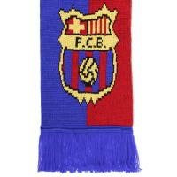 Шарф для вболівальника Barselona FC зимовий SP-Sport FB-6026 синій-бордовий