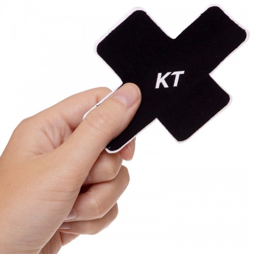 Кінезіо тейп (Kinesio tape) KTTP PRO X STRIP 15шт чорний
