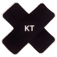 Кинезио тейп (Kinesio tape) KTTP PRO X STRIP 15шт черный