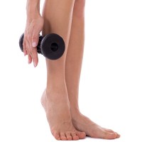 Ролик массажный для рук и ног Zelart FI-6667 черный