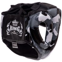 Шлем боксерский с полной защитой кожаный TOP KING Empower Camouflage TKHGEM-03 S-XL цвета в ассортименте