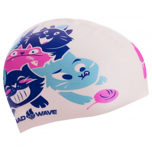 Шапочка для плавания детская CATS M057810 цвета в ассортименте