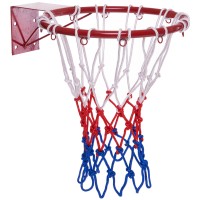 Сетка баскетбольная MK C-7524 2 шт белый-красный-синий