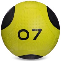М'яч медичний медбол Zelart Medicine Ball FI-2620-7 7 кг зелений-чорний