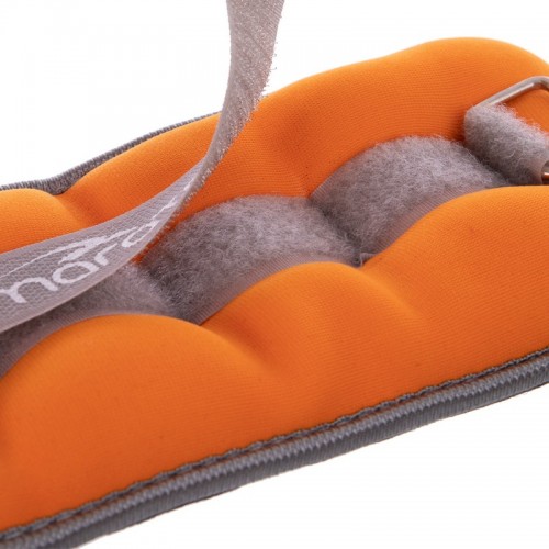 Утяжелители-манжеты для рук и ног MARATON FI-2858-2 2x1кг оранжевый-серый