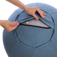 М'яч для фітнесу фітбол із чохлом FHAVK FI-1466 65см кольору в асортименті
