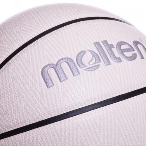 Мяч баскетбольный Composite Leather MOLTEN B7F3500-WG №7 белый-серый