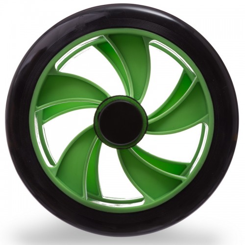 Колесо ролик для преса подвійне SP-Sport FI-1775 чорний-зелений