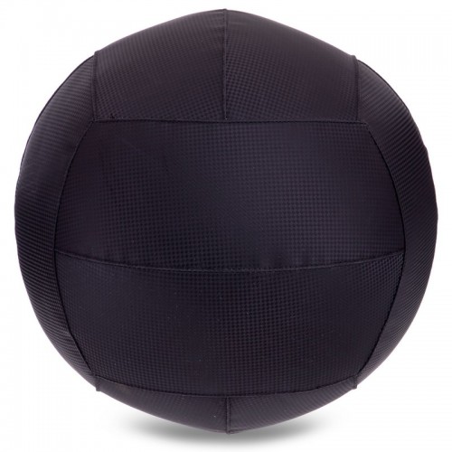 М'яч набивний для крофіту волбол WALL BALL Zelart FI-2637-7 7кг чорний