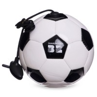 Мяч футбольный тренажер SP-Sport OFFICIAL FB-6883-3 №3 PU черный-белый