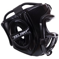 Шлем для единоборств со съемным защитным забралом ZELART BO-0270 М-XL цвета в ассортименте
