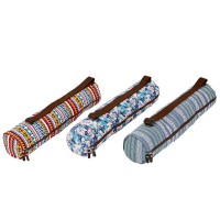 Сумка для йога килимка KINDFOLK Yoga bag SP-Sport FI-8365-3 сірий-синій