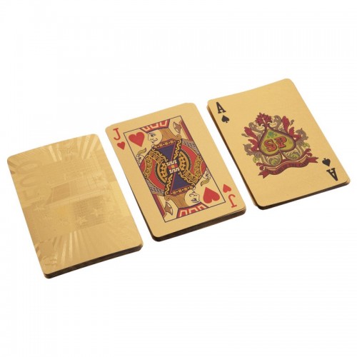 Карти гральні покерні SP-Sport GOLD 500 EURO IG-4567-G 54 картки