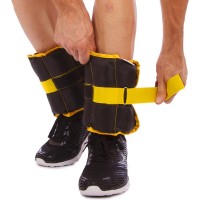 Утяжелители-манжеты для рук и ног Zelart ZA-2072-4 2x2,0кг желтый