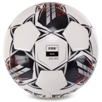 М'яч для футзалу SELECT FUTSAL SAMBA FIFA BASIC №4 білий-сірий