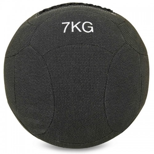 Мяч набивной для кросфита волбол WALL BALL Zelart FI-7224-7 7кг черный