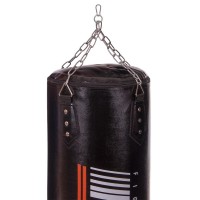 Мішок боксерський Циліндр з кільцем та ланцюгом ZHENGTU BO-2336-100 висота 100см кольору в асортименті