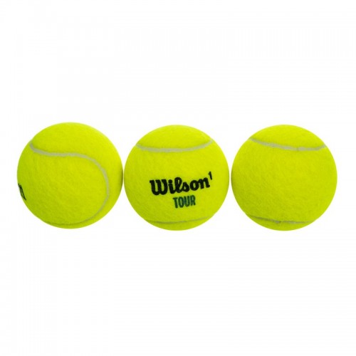 Мяч для большого тенниса WILSON TOUR PREMIER WRT109400 3шт салатовый