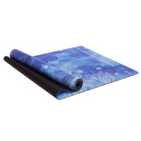Килимок для йоги Замшевий Record FI-5662-57 розмір 183x61x0,3 см синій
