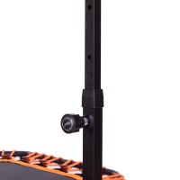Фітнес батут восьмикутний TX-B6917-50 127см чорний оранжевий