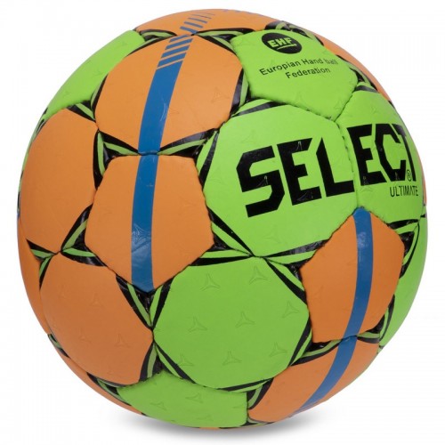 М'яч для гандболу SELECT HB-3663-3 №3 PVC синій-жовтогарячий