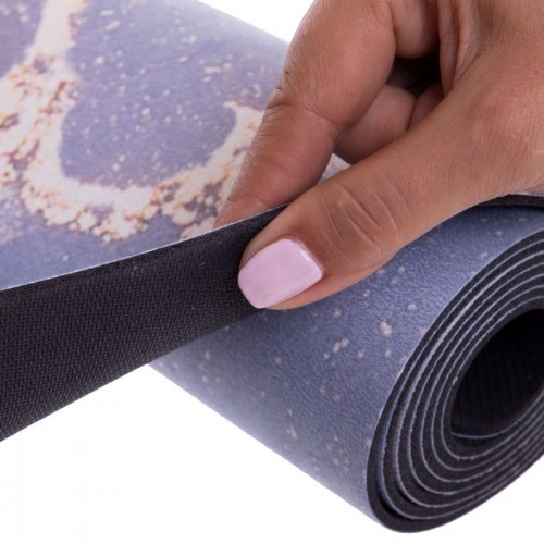 Килимок для йоги Замшевий Record FI-3391-6 розмір 183x61x0,3 см синій