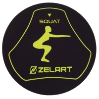 Набор кругов-маркеров для упражнений Zelart FI-2569 10шт черный