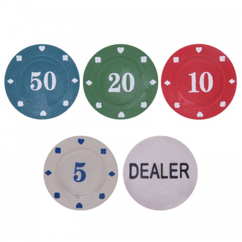 Набір для покеру у пластиковому кейсі SP-Sport 100S-2A 100 фішок