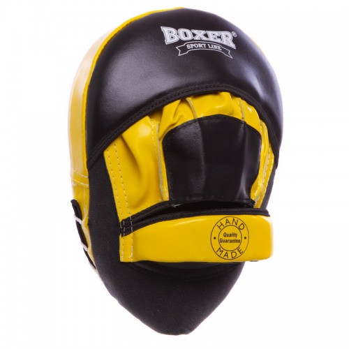 Лапа Изогнутая для бокса и единоборств BOXER 2012-01 элит 23х19х4,5см 2шт цвета в ассортименте