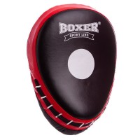 Лапа Вигнута для боксу та єдиноборств BOXER 2012-01 еліт 23х19х4, 5см 2шт кольори в асортименті