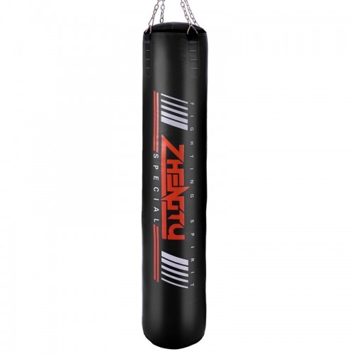 Мішок боксерський Циліндр з кільцем та ланцюгом ZHENGTU BO-2336-180 висота 180см кольору в асортименті