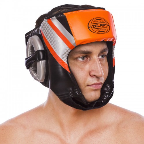 Шлем боксерский открытый ZELART BO-1336 M-XL цвета в ассортименте