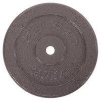 Млинці (диски) сталеві d-30мм Zelart TA-7789-20 20кг сірий