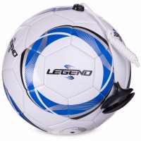 М'яч футбольний тренажер CFA SP-Sport FB-3281 №5 PU білий-синій